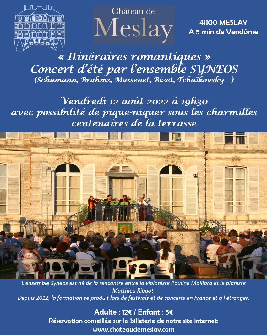 concert romantique chateau meslay