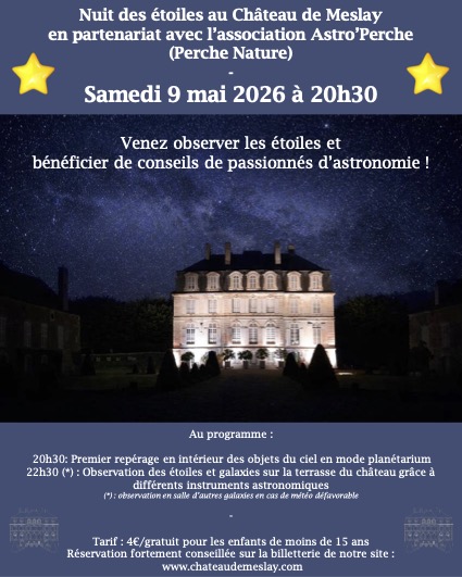 affiche Nuit des étoiles à Meslay